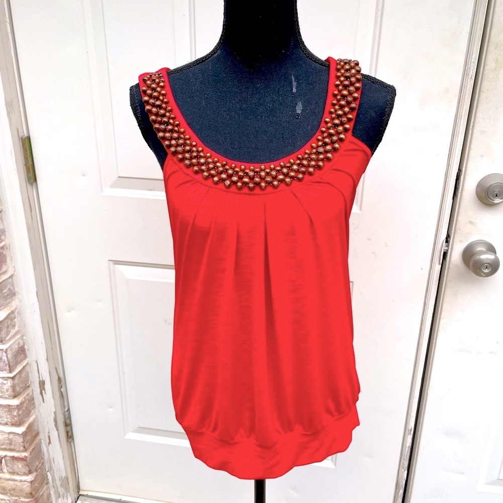 Orange Tank Top